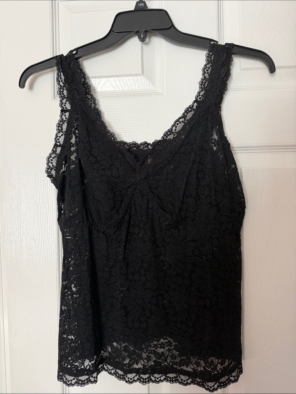 Women's Black Lace Camisole Tank Top